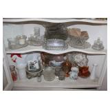 Misc. Glassware incl. crystal, carnival 