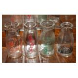Antique Milk Bottles incl. Park Dairy 
