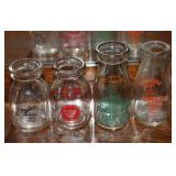 Antique Milk Bottles incl. Independant