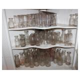 Misc. Antique Milk Bottles