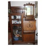 Side by Side Secretary Bookcase