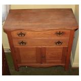 2 Drawer 2 Door End Table