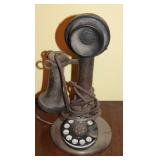 Antique candlestick telephones