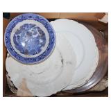 Chinaware and plates