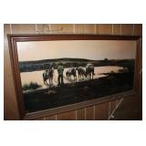 Cowboy with horses