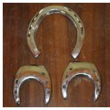 Chrome horseshoes