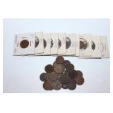 35 Indian head pennies