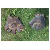 Antique mitts 