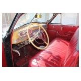 restored red leather Interior 