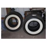 White wall tire set