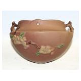#818 Roseville Apple Blossom Hanging Basket