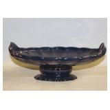 #859 Cowan Blue Bowl 4"H 13" Long