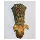 #851 Weller Woodcraft Squirrel Wall Pocket
