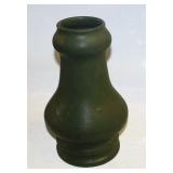 #900 Matte Green Vase 12". No Mark. 