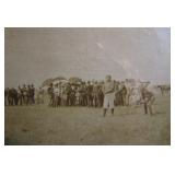 #580 1900 Albumen photo of Community Baseball game