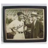 #583 1934 8”x10” B&W photo of Detroit Tigers player Charlie Gehringer