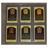 #588 Autographed HOF plaque postcard Lot #2