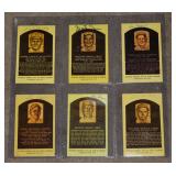 #589 Autographed HOF plaque postcard Lot #3