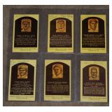 #590 Autographed HOF plaque postcard Lot #4 #590 Autographed HOF plaque postcard Lot #4