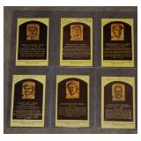 #590 Autographed HOF plaque postcard Lot #4