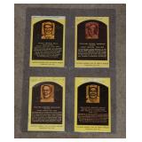 #591 Autographed HOF plaque postcard Lot #5