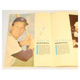 #550 Full page w/ Norm Cash sig in 1967 Tiger Year Book