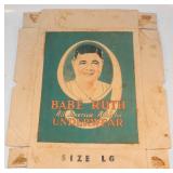 #561 Babe Ruth Underware box lid #561 Babe Ruth Underware box lid