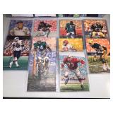 #593 14 Signed HOF Goal Line Art Cards