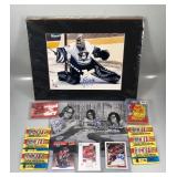 #596 Hockey Lot w/ lots of signed material