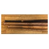 #601 Lot of 3 Baseball Bats- Nellie Fox, Puckett, Colavito #601 Lot of 3 Baseball Bats- Nellie Fox, Puckett, Colavito