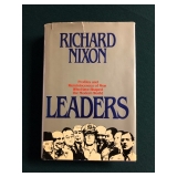 #611 Richard Nixon Signed and Inscribed Leaders Book