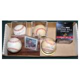 #629 Lot of 5 HOFers Signed Balls and Stars incl. Bench,