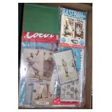 #631 Vintage baseball box with humorous postcards, #631 Vintage baseball box with humorous postcards,