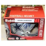 Dion Sanders Signed mini Helmet Dion Sanders Signed mini Helmet
