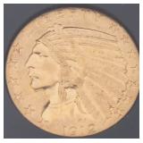 1912 5-dollar Indian Head Gold Coin