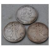 (1923, 24, 25) Peace Silver dollars