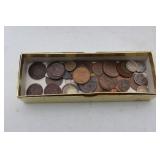 Selection of foreign coins