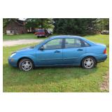 2000 Ford Focus VIN# 1FAFP34PXYW282838