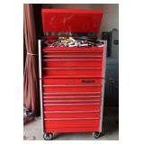 Snap-on 11 drawer chest on chest tool box
