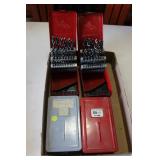 Snap-on drill bit sets