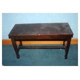 Antique piano bench