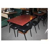Several tables w/ chairs