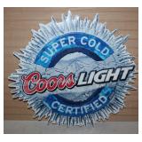 Coors Light super cold certified