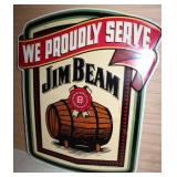 Jim Beam Advertising sign