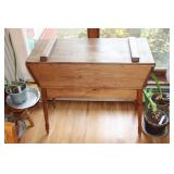 Dry sink with lid