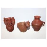 Bought in travels- Pots, vases, animals, etc.