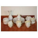 Belleek fine bone china set 