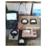Several volt meter testers