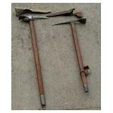 mountain climbing picks with sheaths