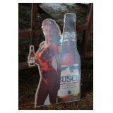 Busch beer advertising sign